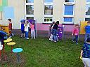 Zabawy na placu przedszkolnym - grupa Muchomorki