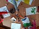 Malowanie na mitym papierze - Puchatki w programie Kreatywne prace plastyczne