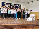 Dzieci z grupy III i I z wizyt w Szkole Podstawowej Nr 3