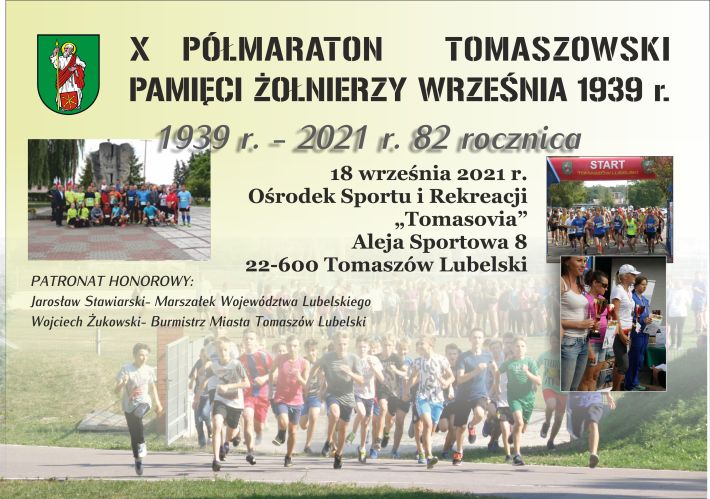 X Pmaraton Tomaszowski Pamici onierzy Wrzenia 1939 - Ruszyy zapisy!