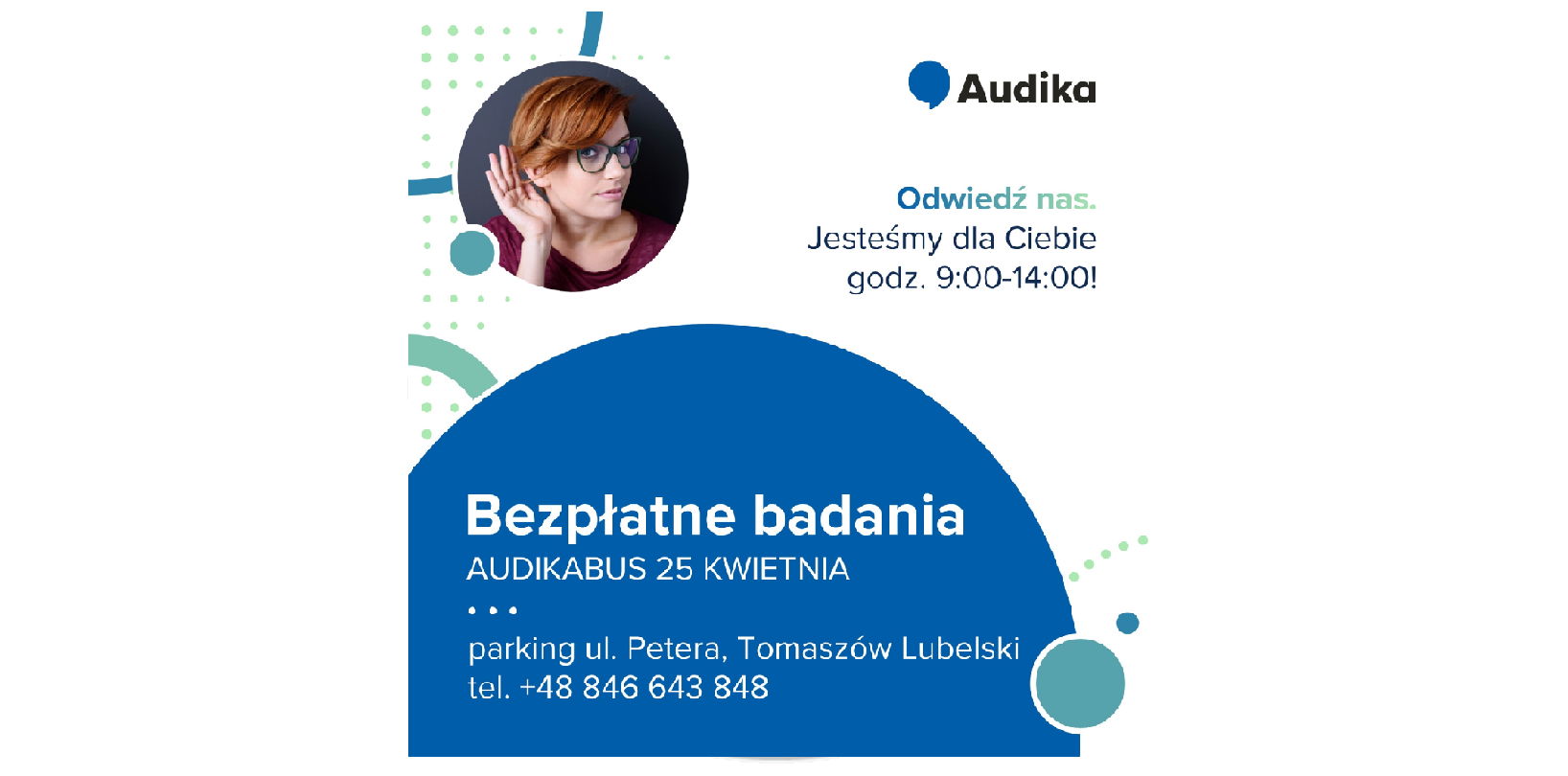 Bezpłatne badania słuchu w Tomaszowie Lubelskim!