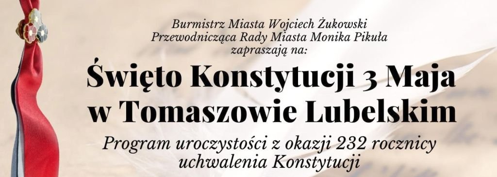 Święto Konstytucji 3 Maja w Tomaszowie Lubelskim