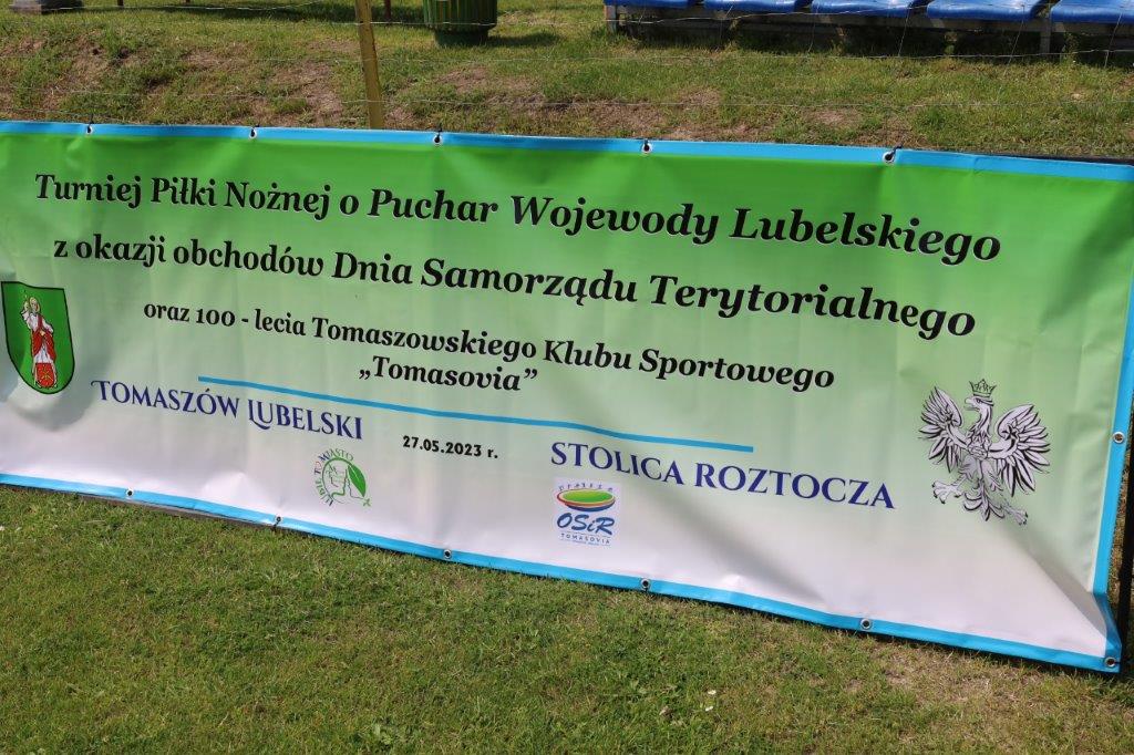 Turniej Piłki Nożnej o Puchar Wojewody Lubelskiego z okazji obchodów Dnia Samorządu Terytorialnego oraz 100-lecia Tomaszowskiego Klubu Sportowego „Tomasovia”