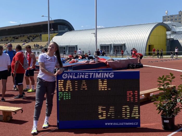 Doskonały wynik Magdaleny Kata na zawodach lekkoatletycznych w Pilźnie