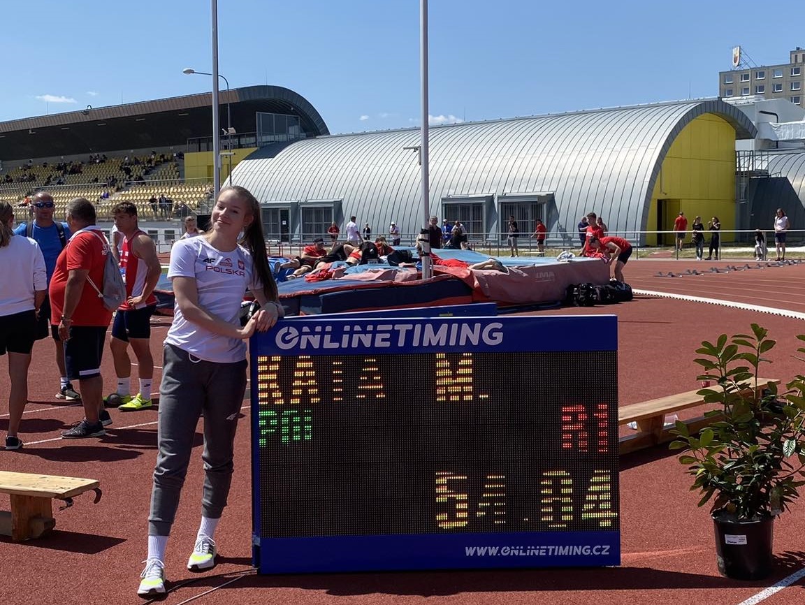 Doskonały wynik Magdaleny Kata na zawodach lekkoatletycznych w Pilźnie