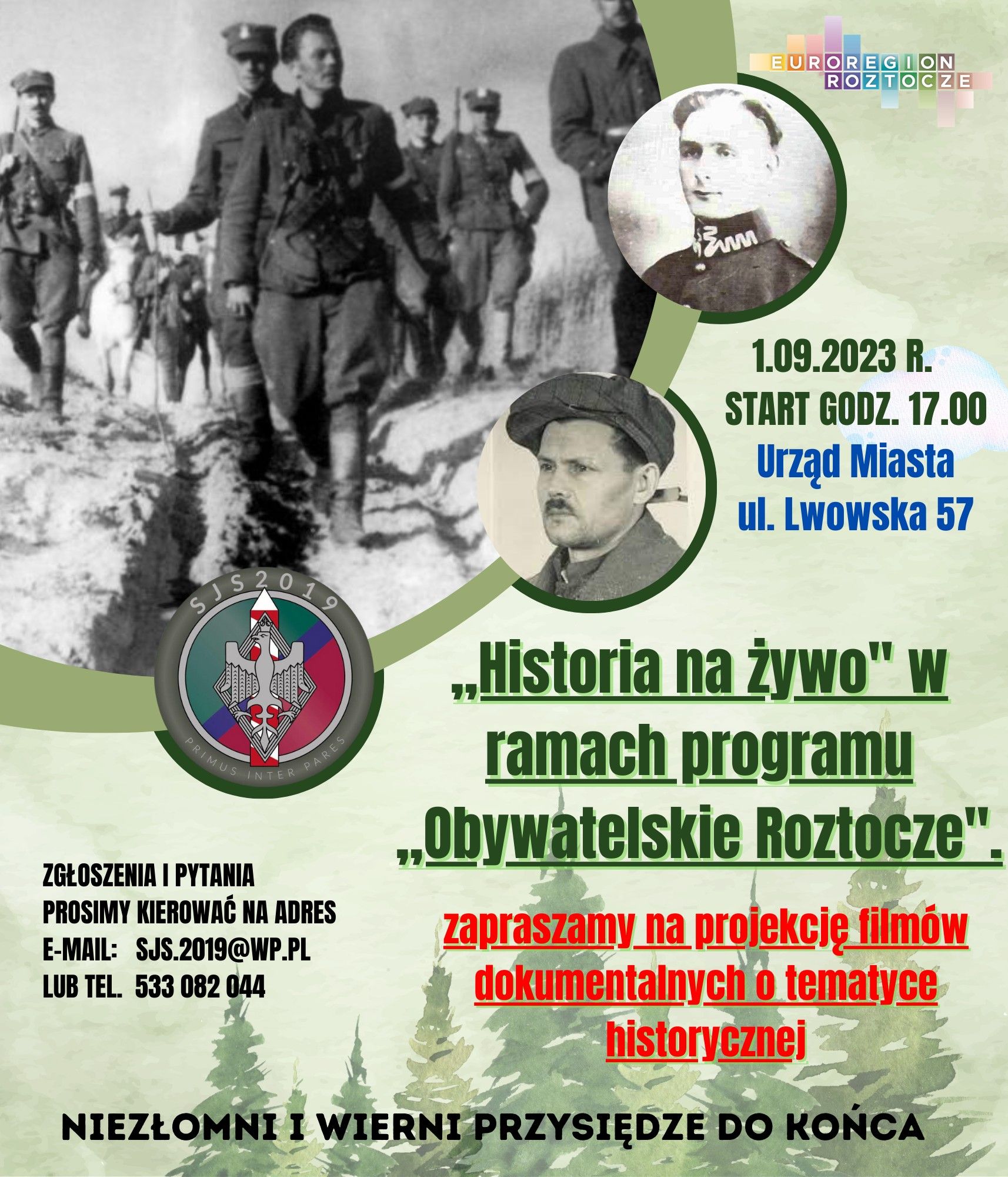 Historia na żywo – projekcja filmów dokumentalnych o tematyce historycznej