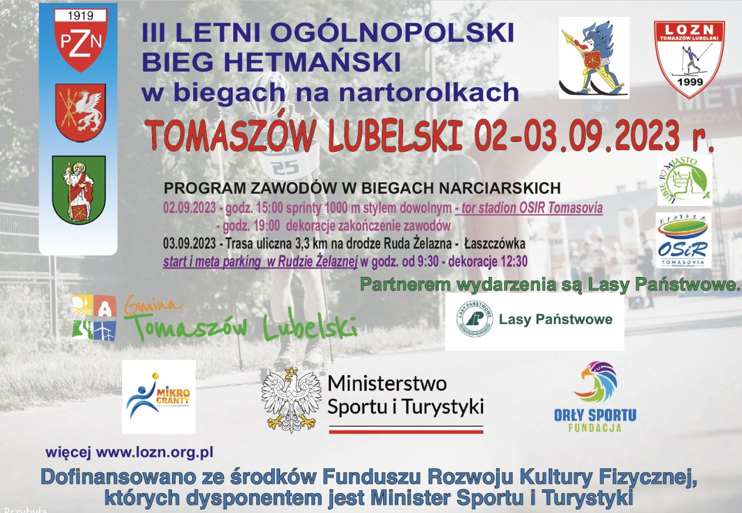 III Letni Ogólnopolski Bieg Hetmański w biegach na rolkach