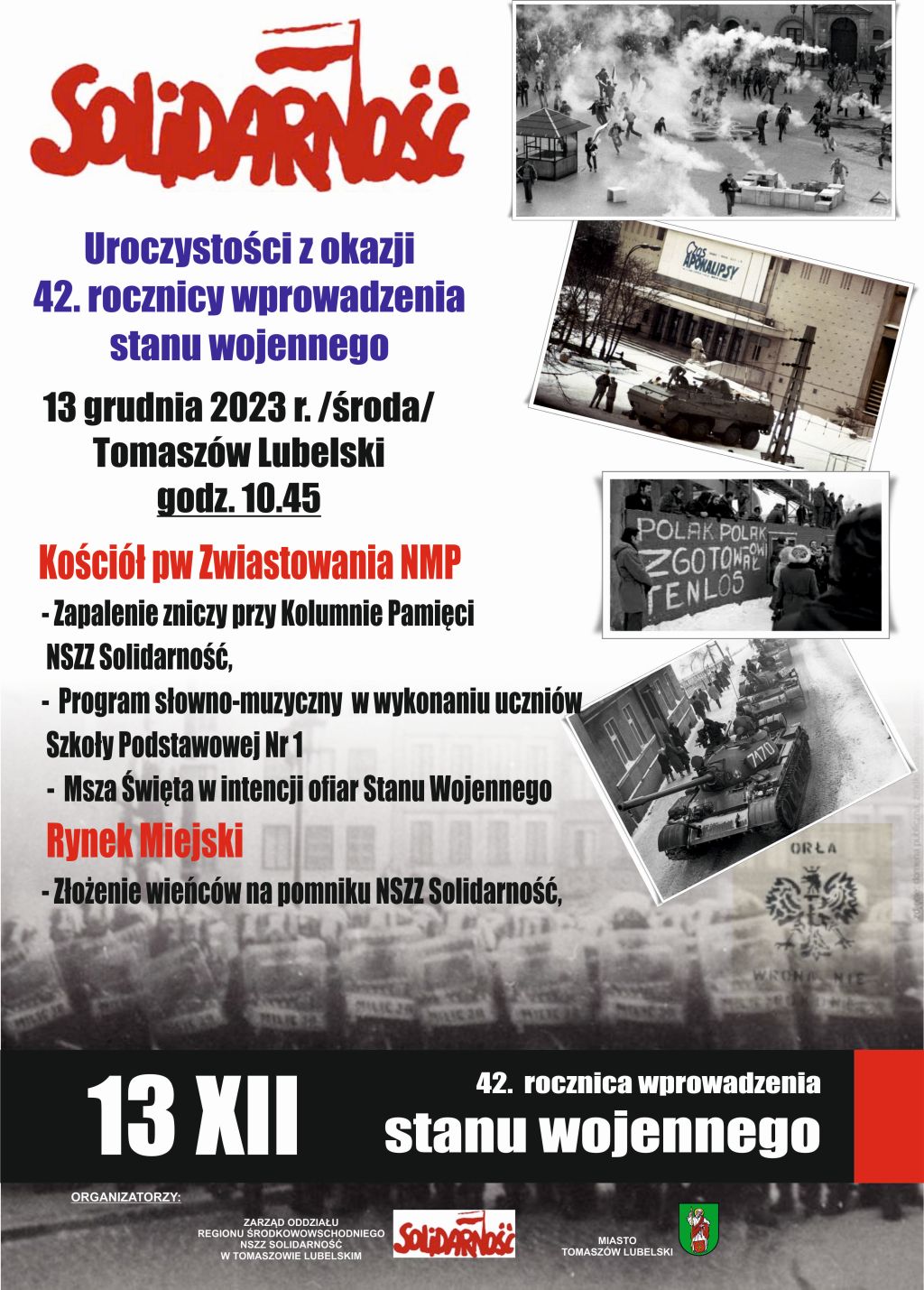 42.rocznica wprowadzenia stanu wojennego