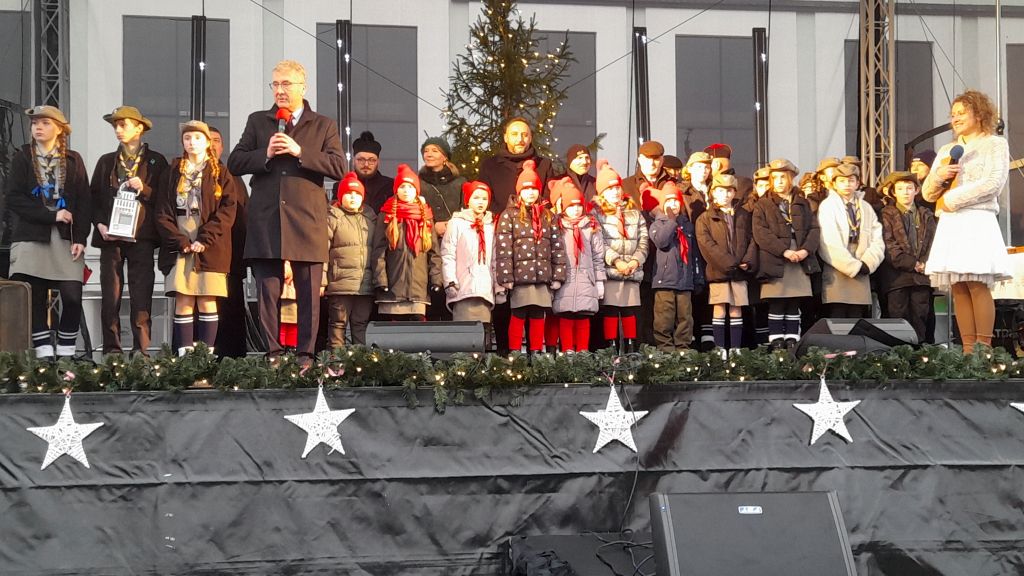 Spotkanie opłatkowe na Rynku Miejskim