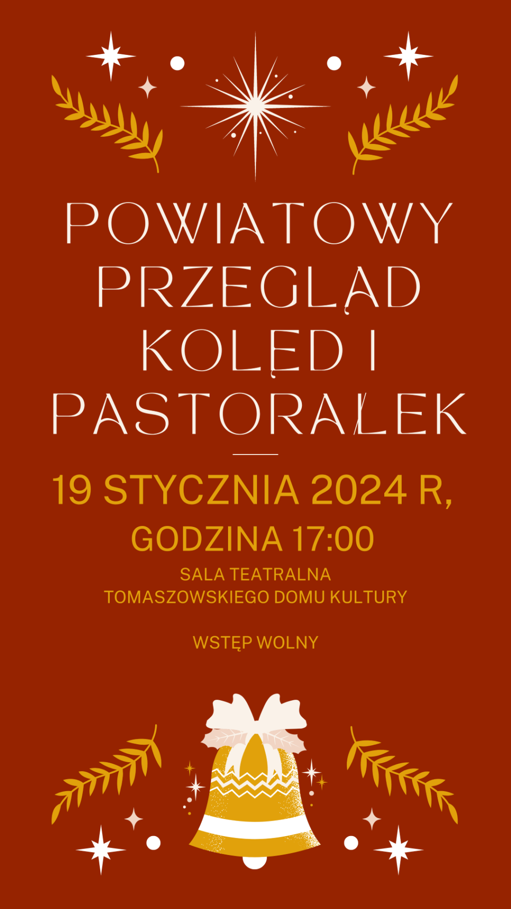 Powiatowy Przegląd Kolęd i Pastorałek 2024