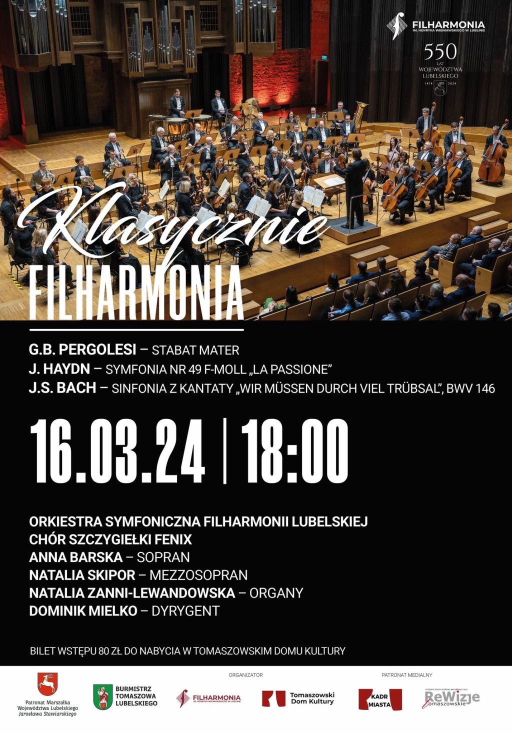 Filharmonia Lubelska w Tomaszowskim Domu Kultury