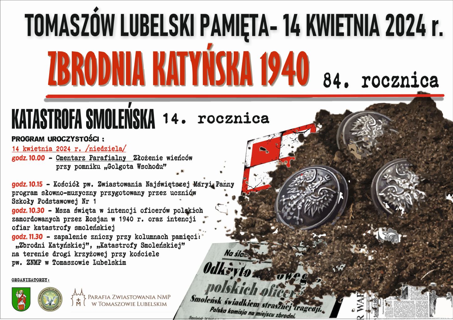 84. rocznica Zbrodni Katyńskiej