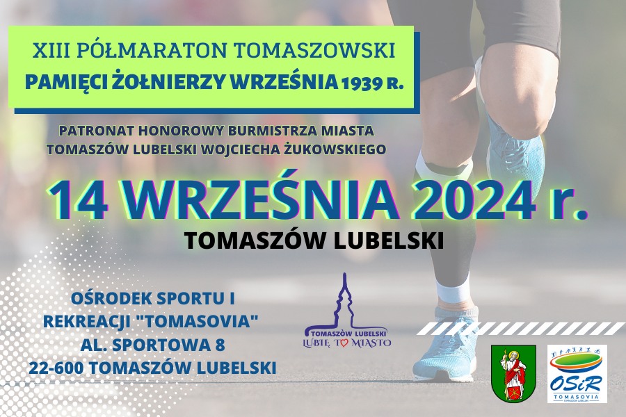 XIII Półmaraton Tomaszowski Pamięci Żołnierzy Września 1939