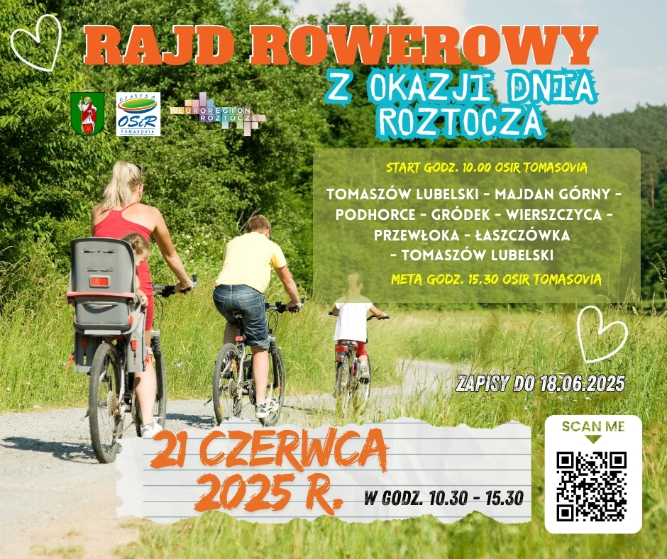 Rajd Rowerowy z okazji Dnia Roztocza