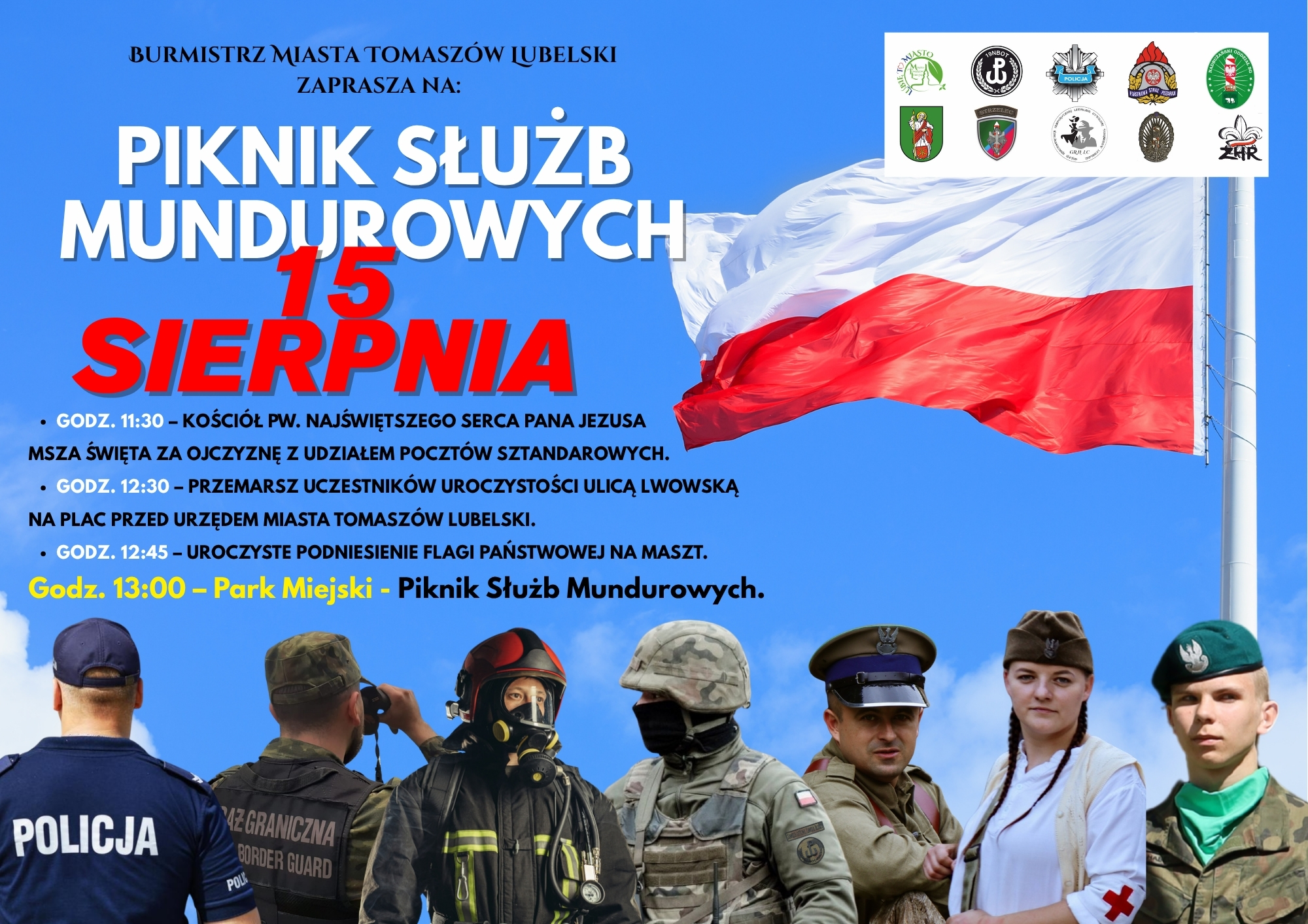 Piknik służb mundurowych 15 sierpnia