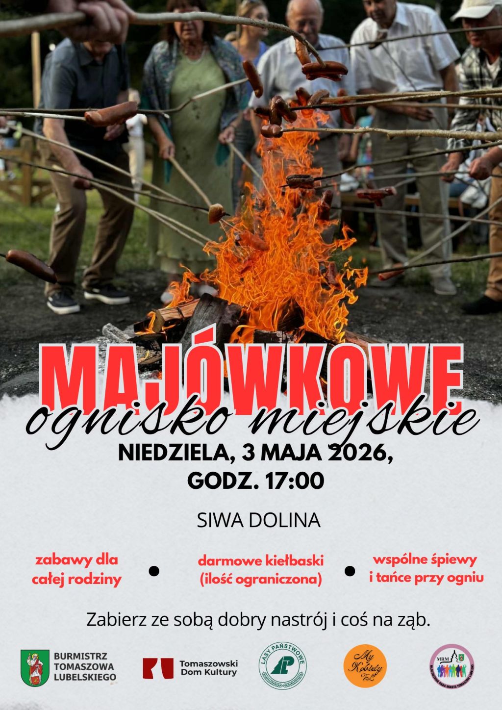 Majówkowe ognisko miejskie