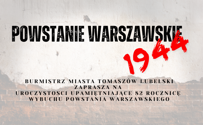 82 rocznica wybuchu Powstania Warszawskiego
